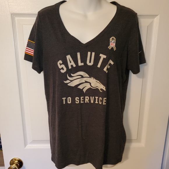 Nike Tops - Nike Military "Salute to Service" Broncos T-Shirt